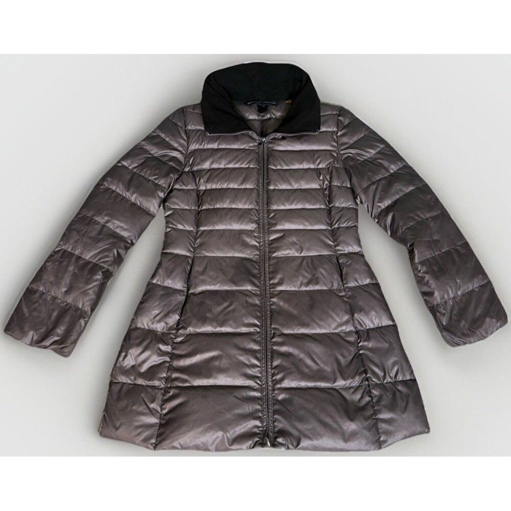 Andrew Marc Women's Full Zip Down Puffer Jacket Black , Size Small
